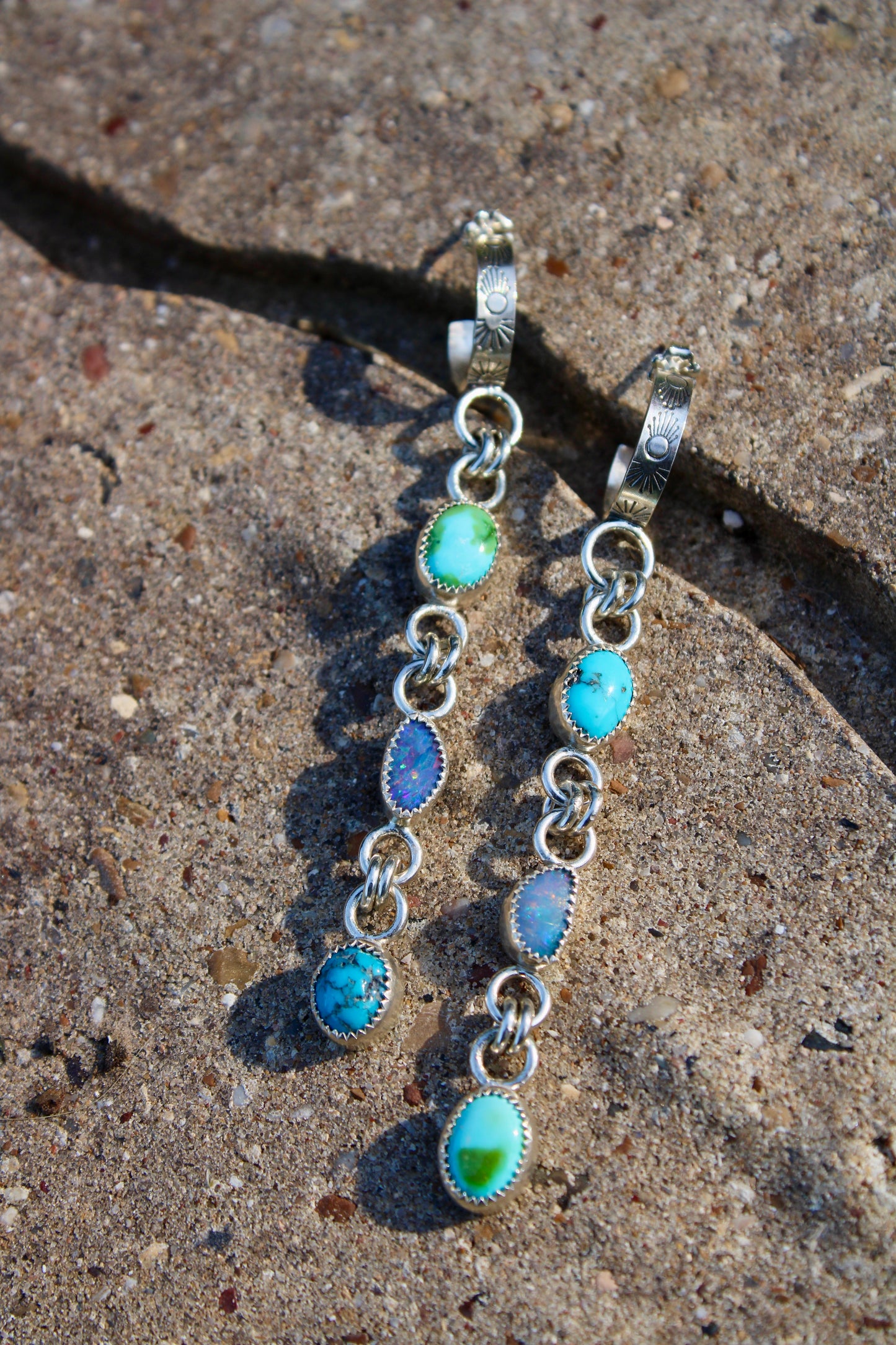 Pebbles Hoop Dangles