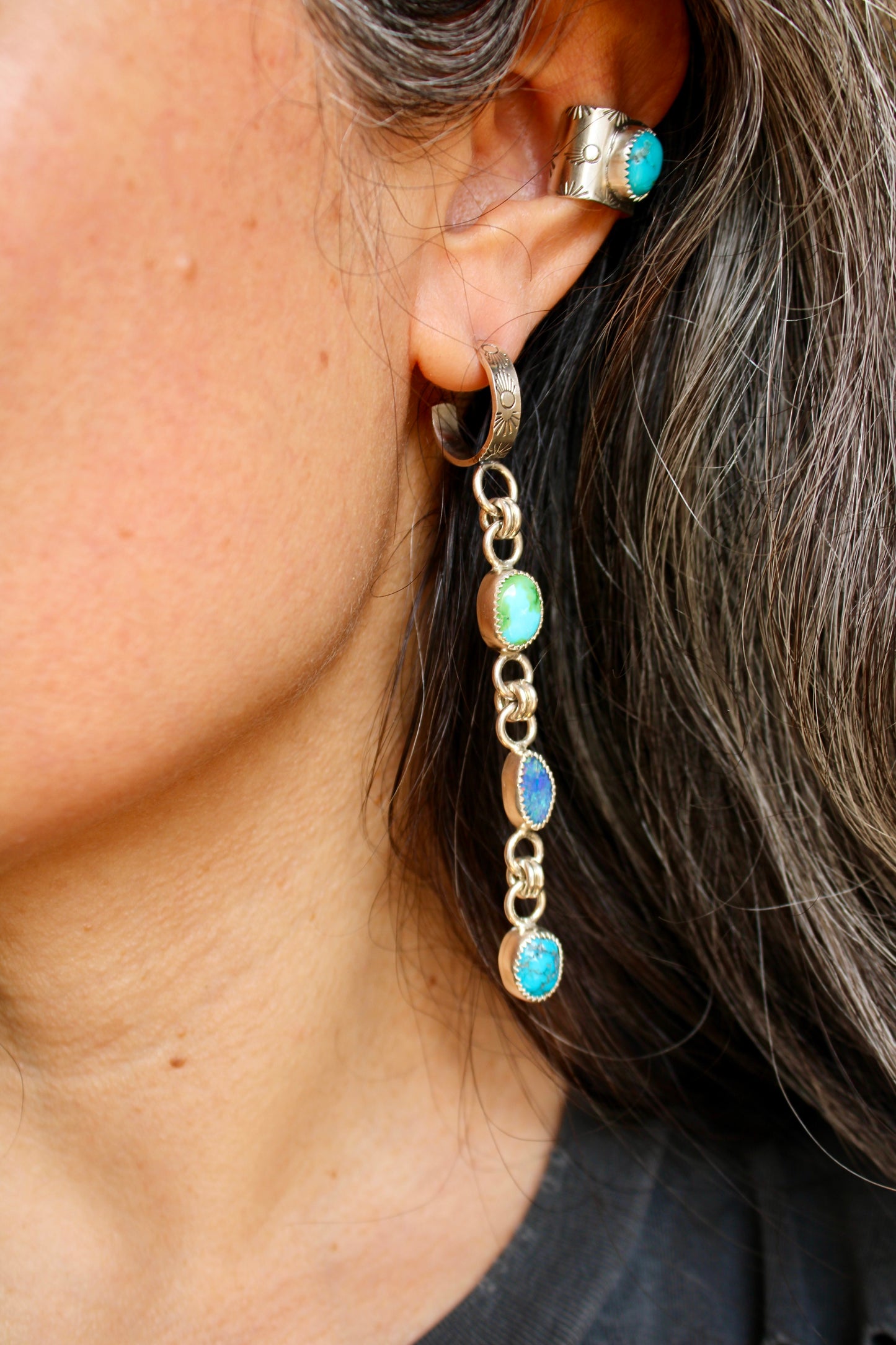 Pebbles Hoop Dangles