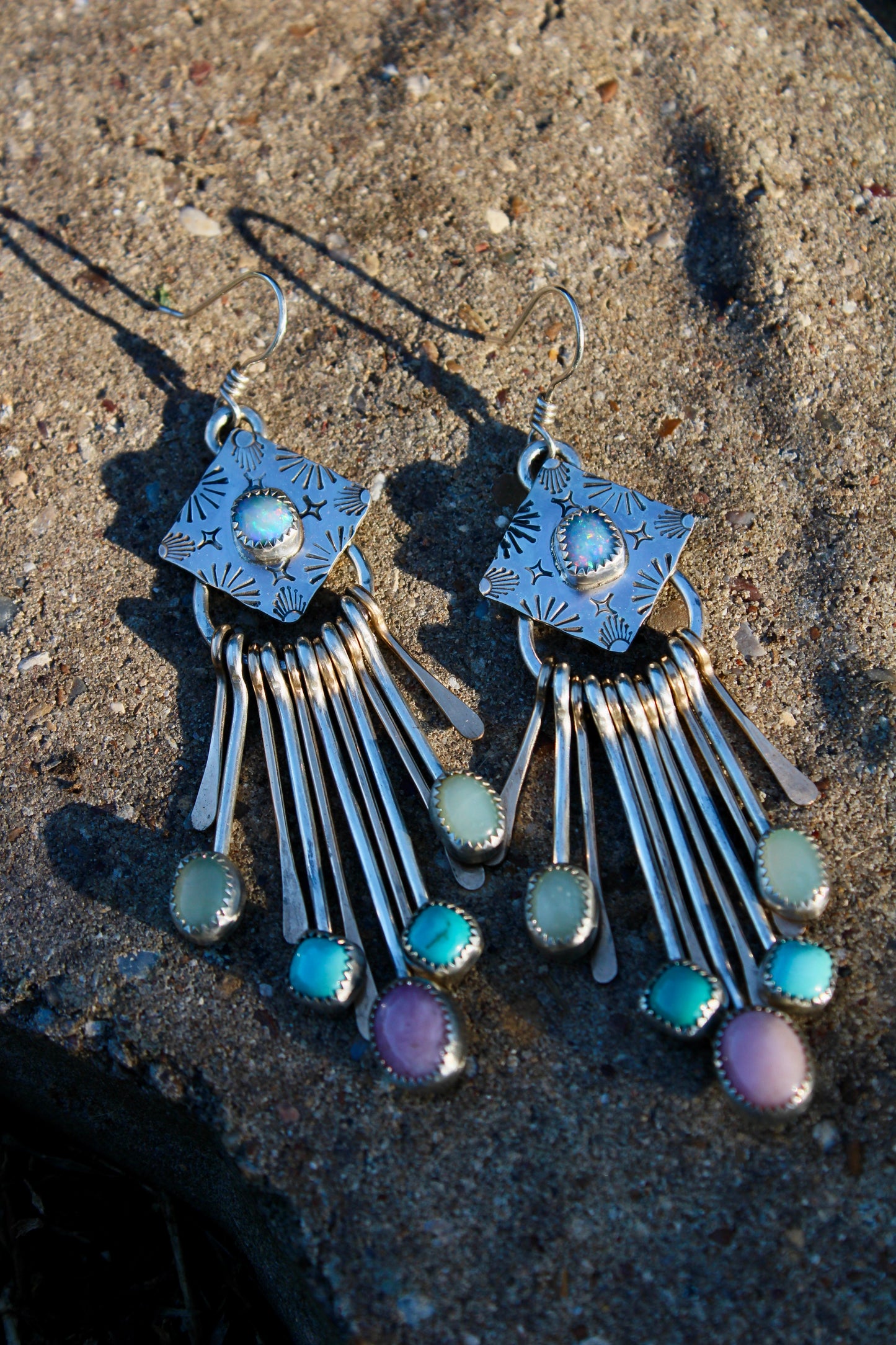 NOVA ASTRID FRINGES - MIXED METAL