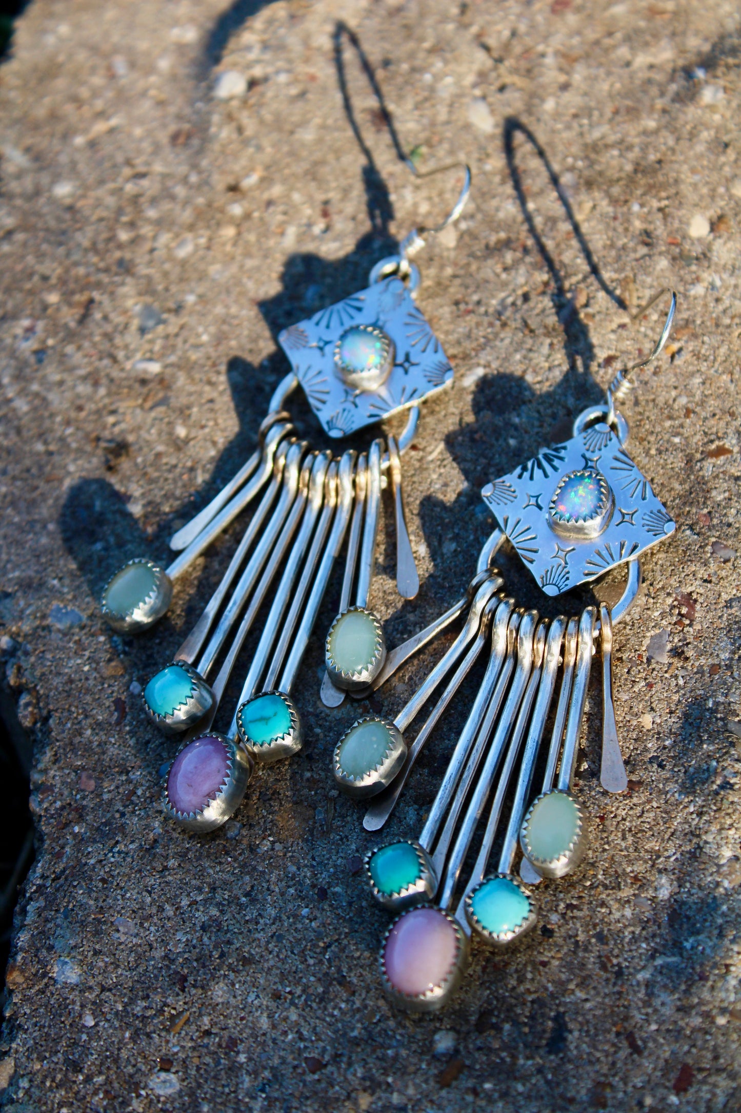 NOVA ASTRID FRINGES - MIXED METAL