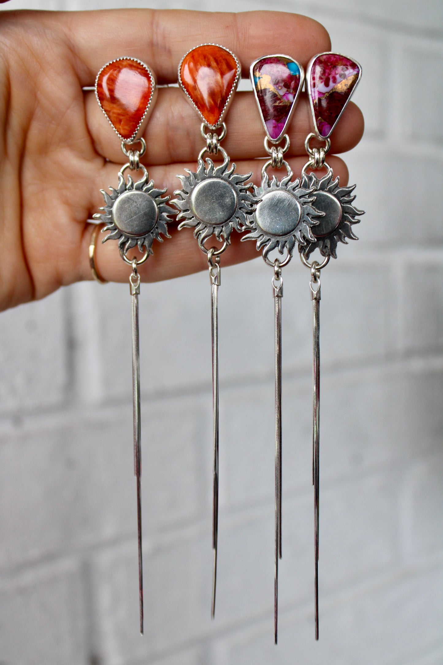 Golden Hour Earrings Spiny Kingman