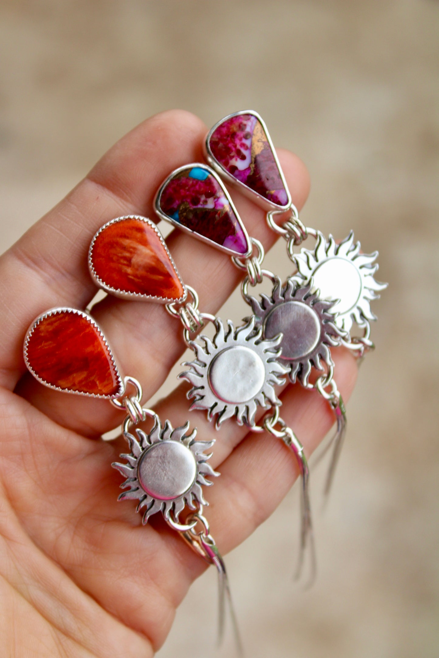 Golden Hour Earrings Spiny Kingman