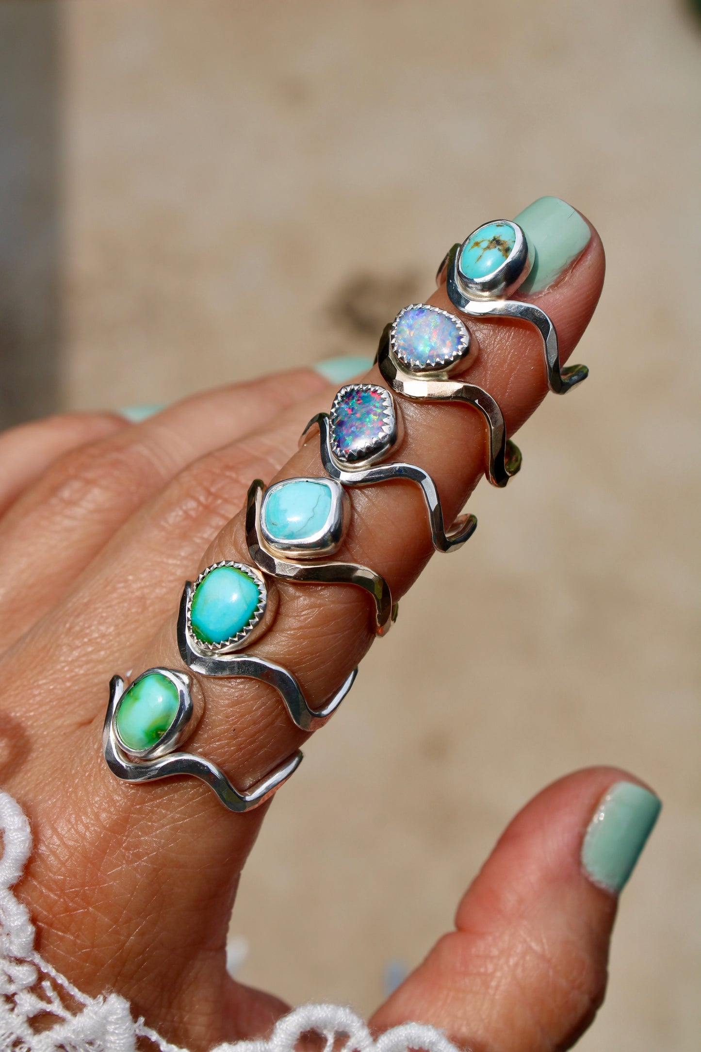 Trust The Waves Rings