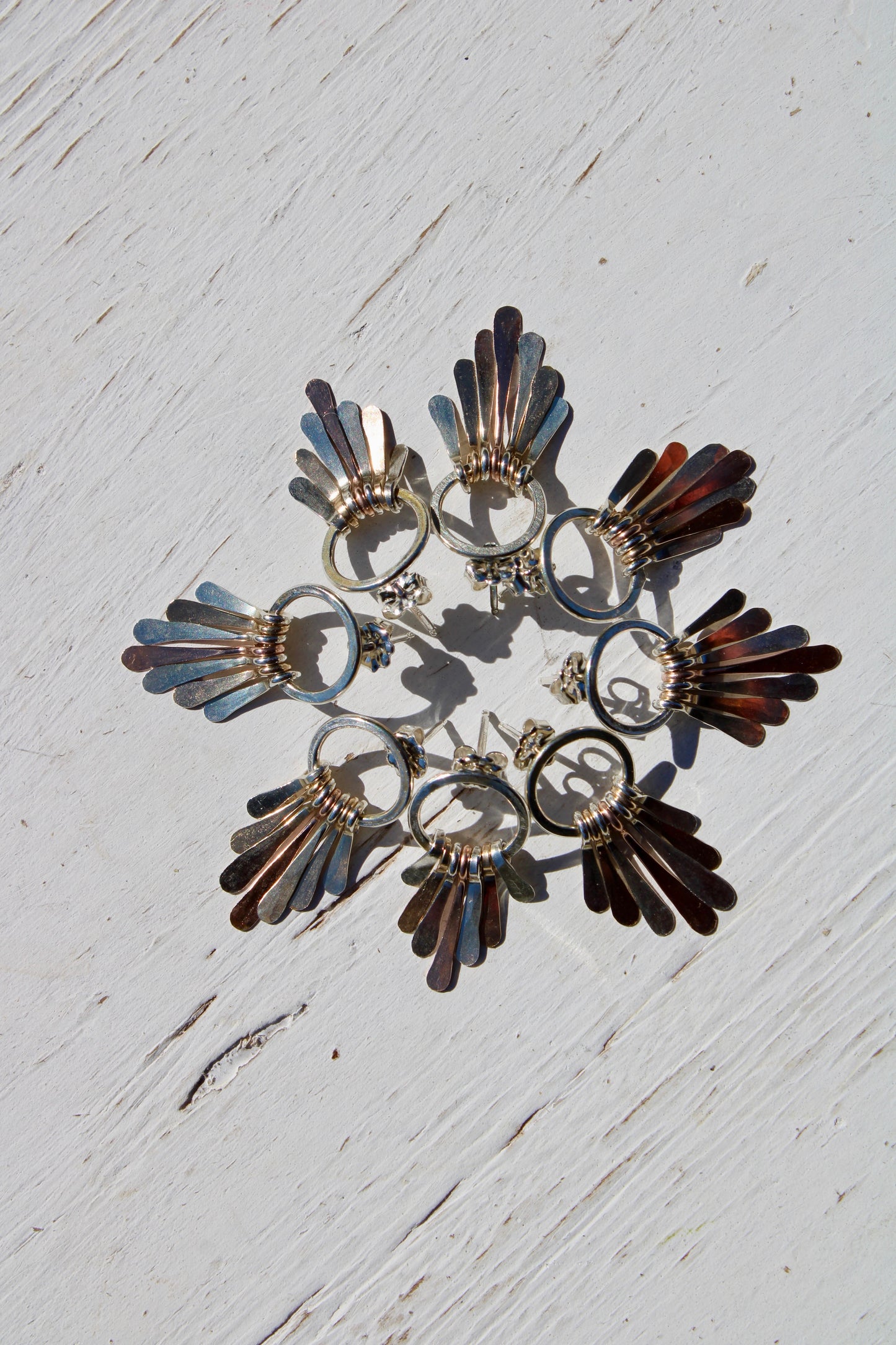 SUNBURST FRINGE STUDS