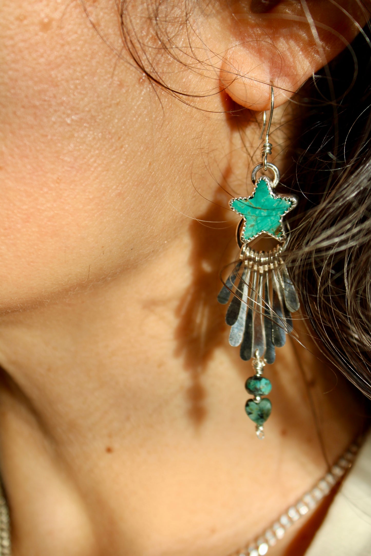 STAR FRINGE EARRINGS
