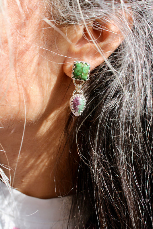 PRINCESS DANGLY STUDS