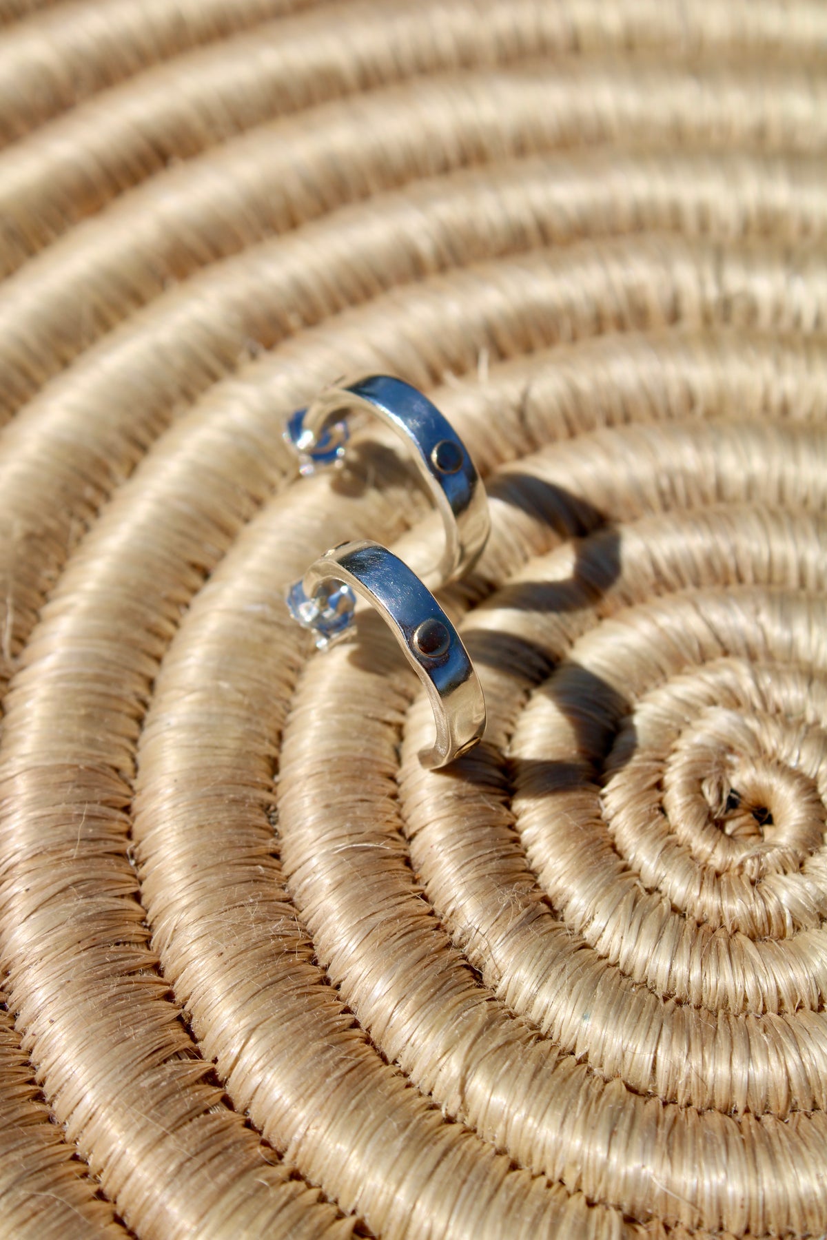 Golden Drops Hoop Earrings