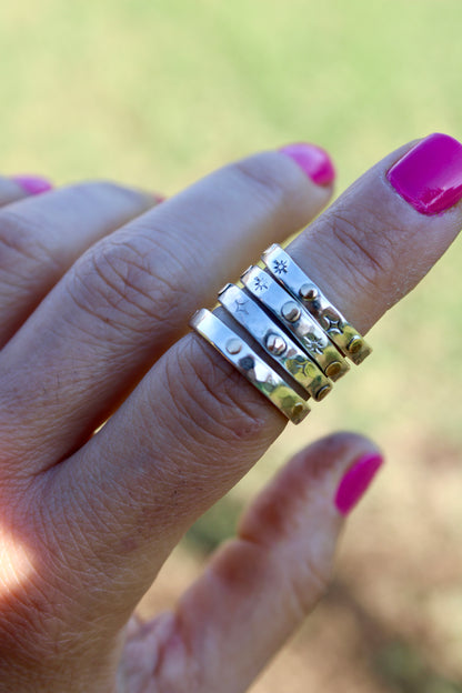 Golden Drops Rings