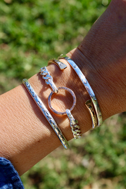 Golden Drops Cuff Bracelet