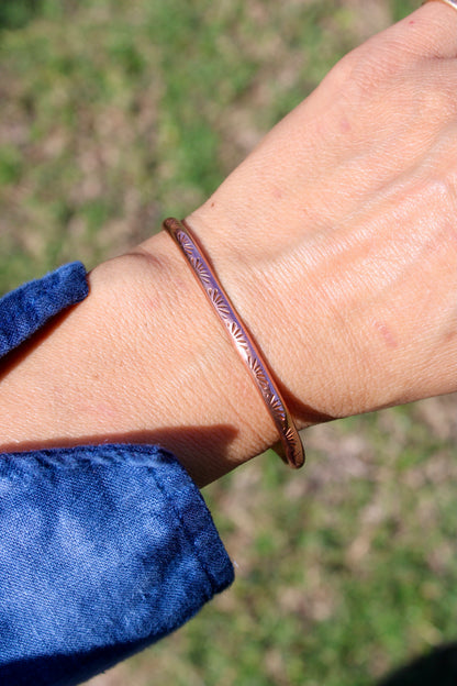 Stamped Cuff Bracelets