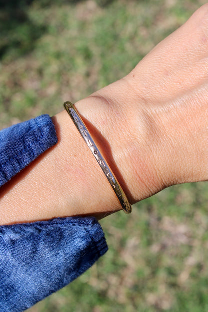 Stamped Cuff Bracelets