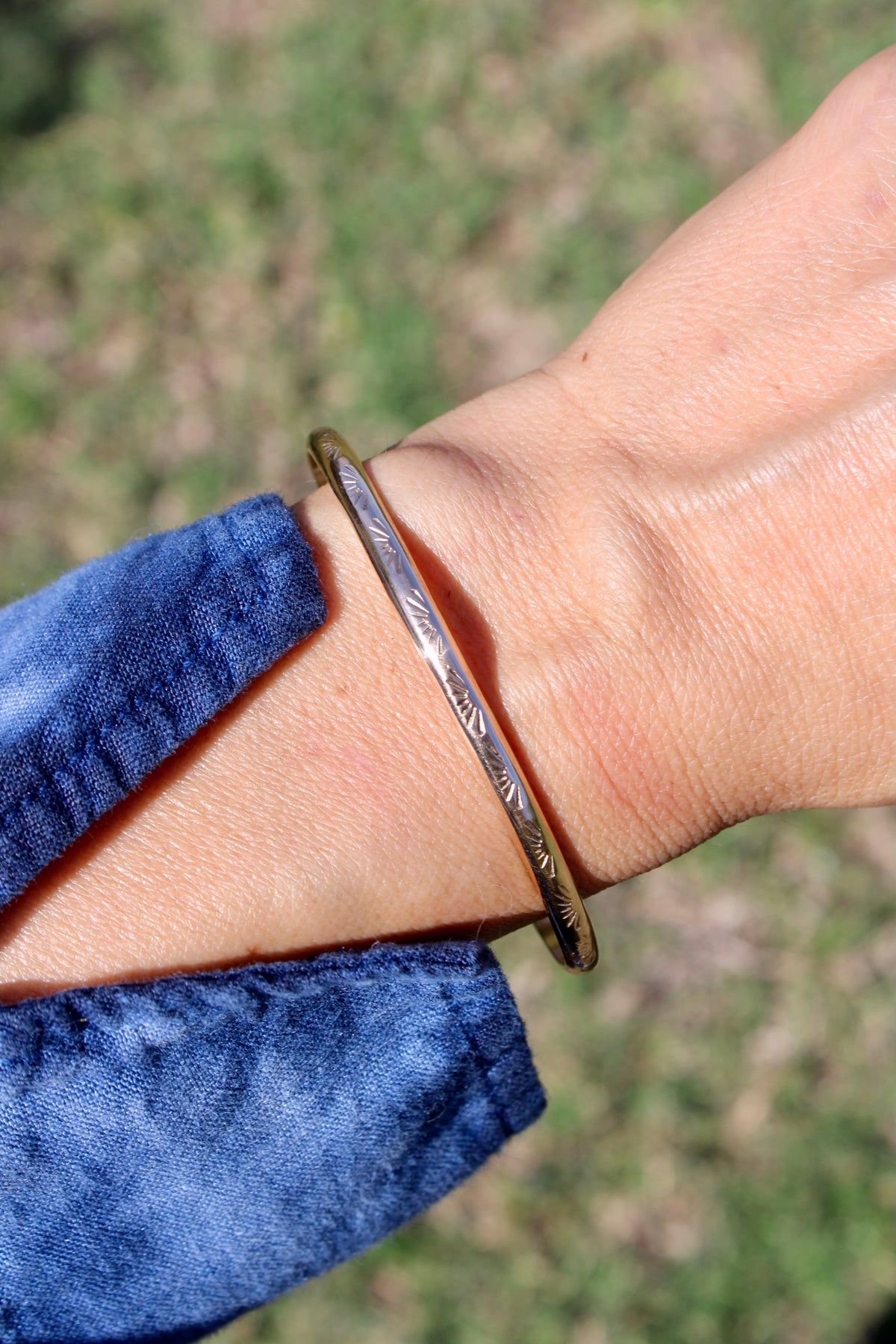 Stamped Cuff Bracelets