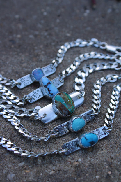 Curb Chain Tag Bracelet - Royston Ribbon