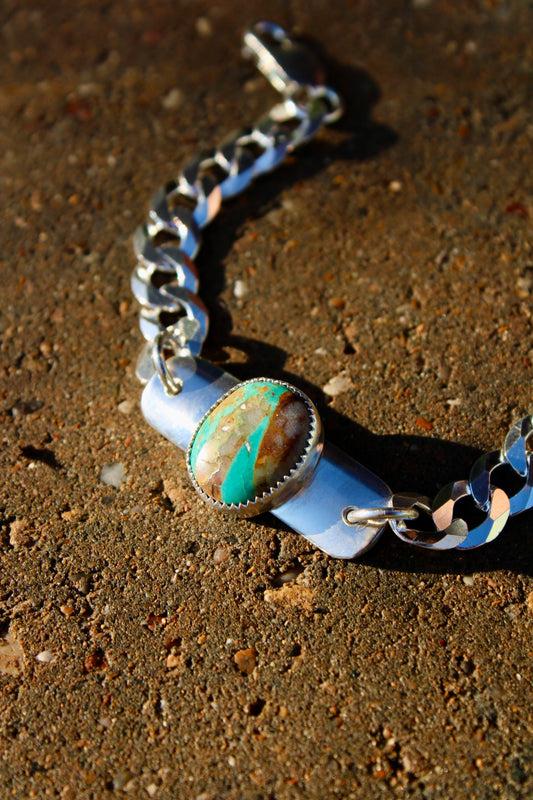 Curb Chain Tag Bracelet - Royston Ribbon
