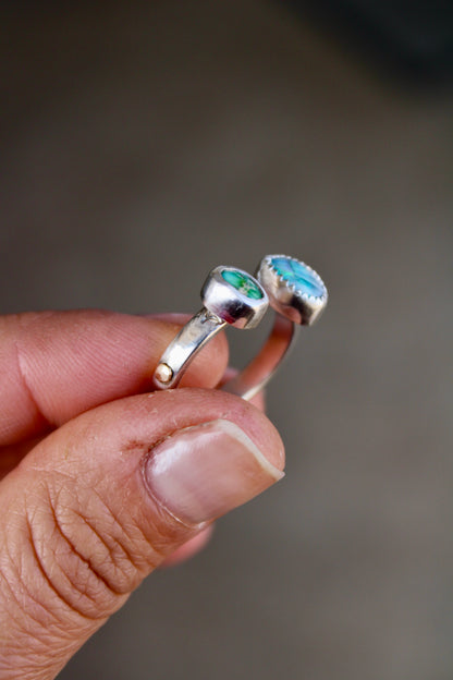 Aurora Ring with 10k gold - Size 6.5