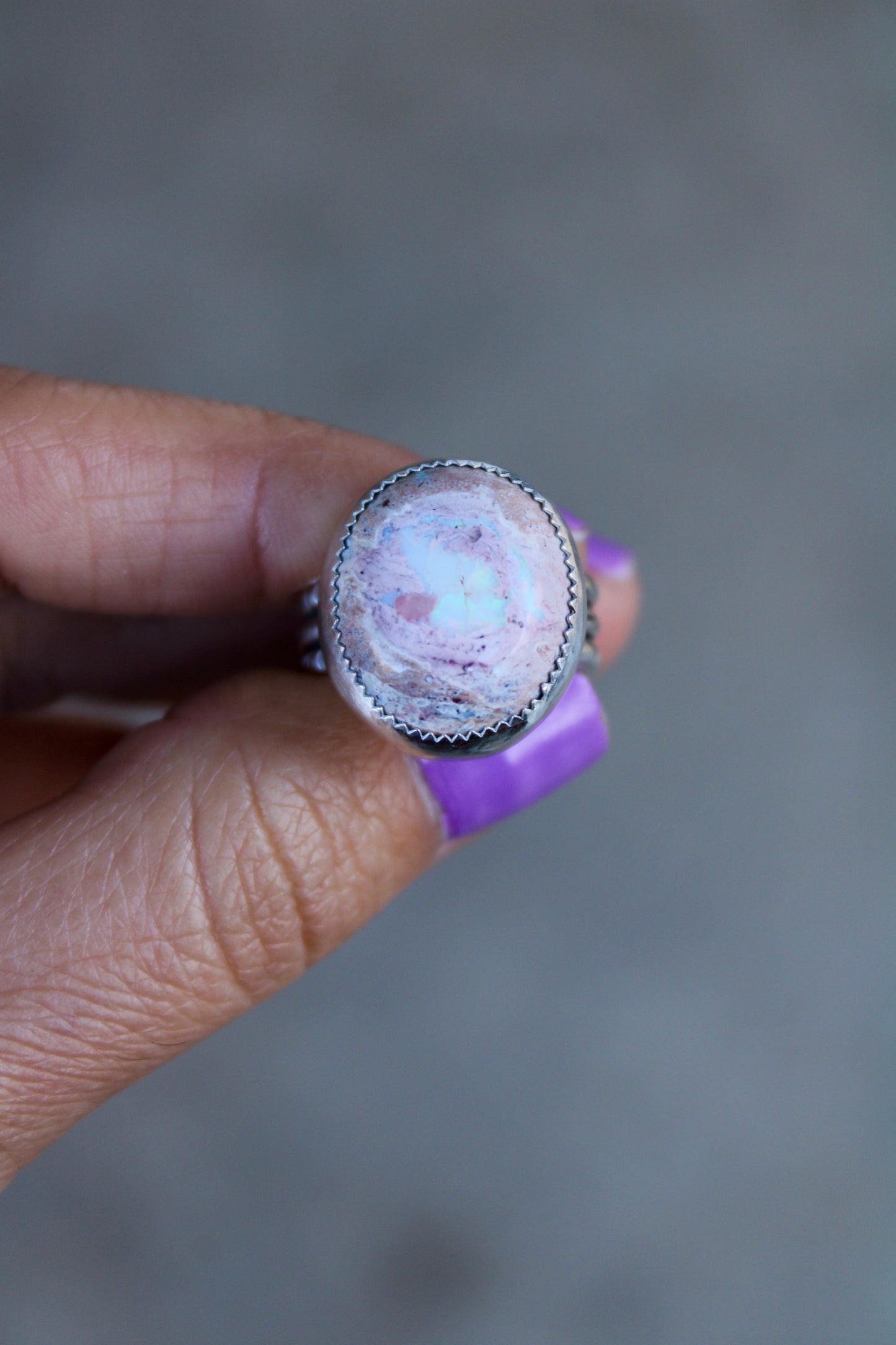Cantera Opal Ring || Adjustable Band