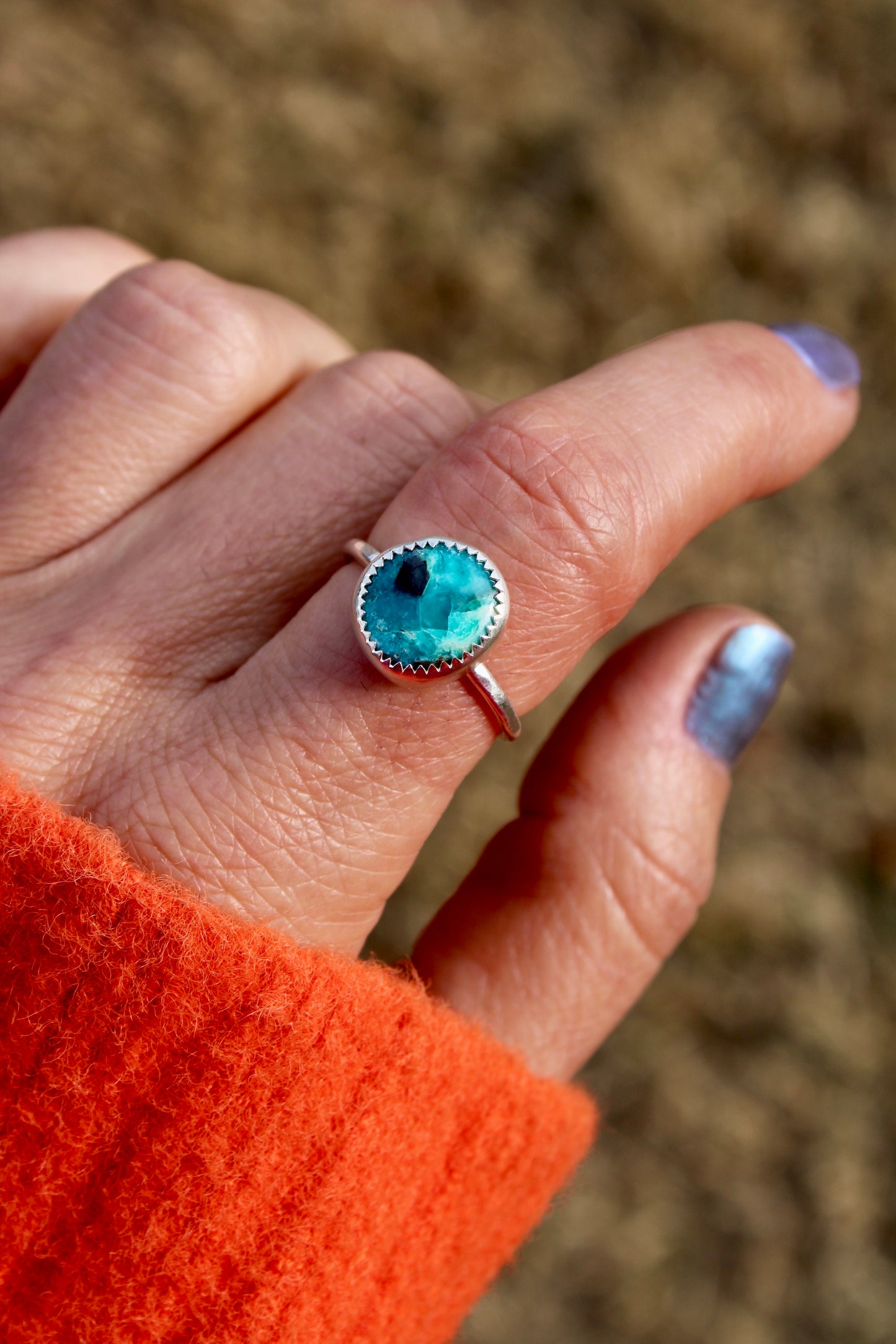 Royston Turquoise Ring Size 8.5