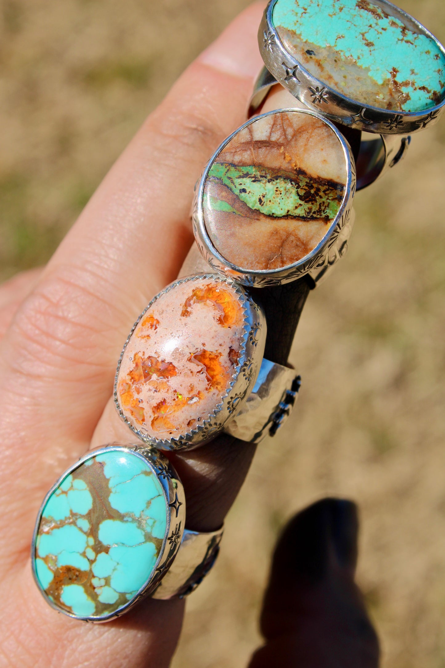 Cantera Opal Chunky Ring Size 8