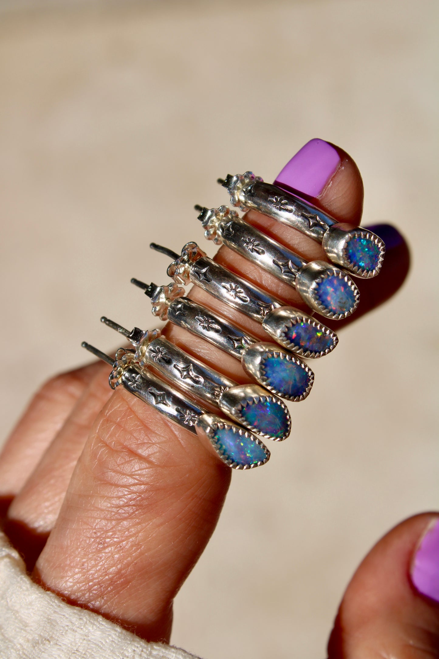 Opal Mini Hoops #2