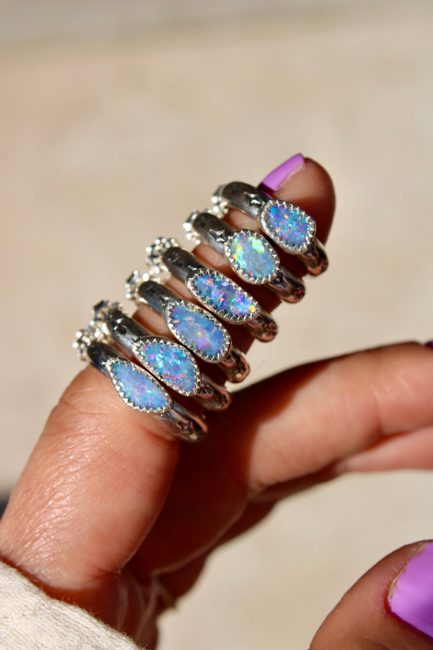 Opal Mini Hoops #1