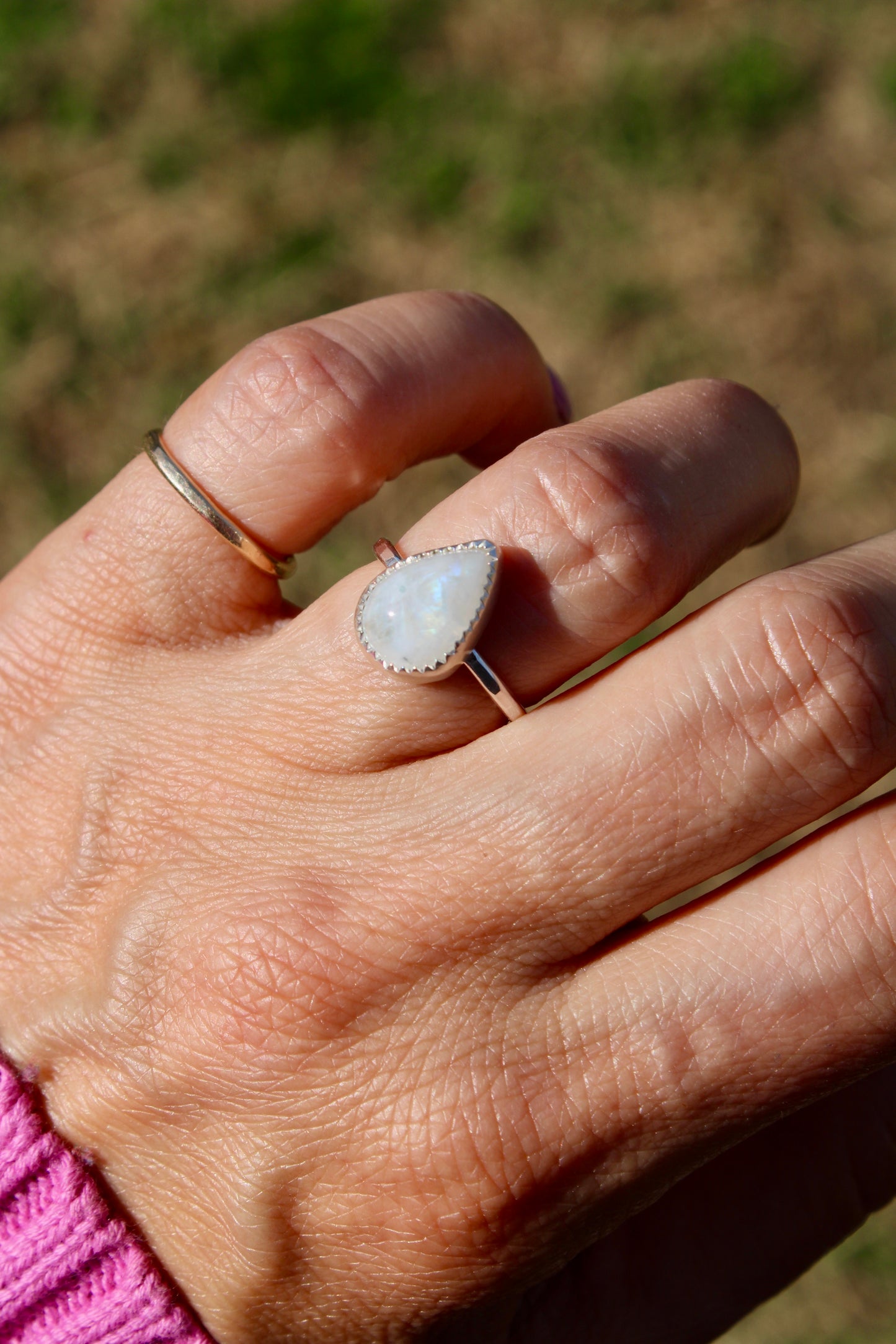 Moonstone Ring Size 6