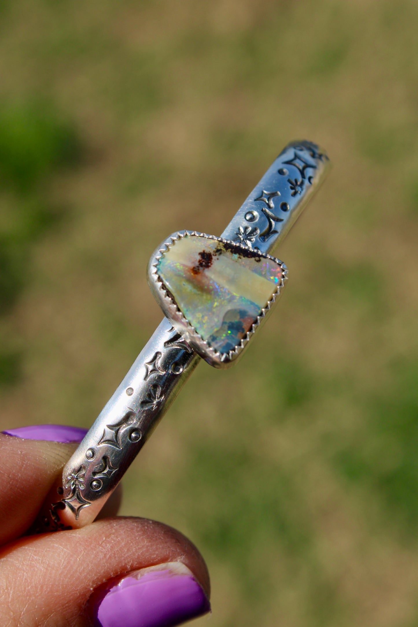 Boulder Opal Cuff Bracelet