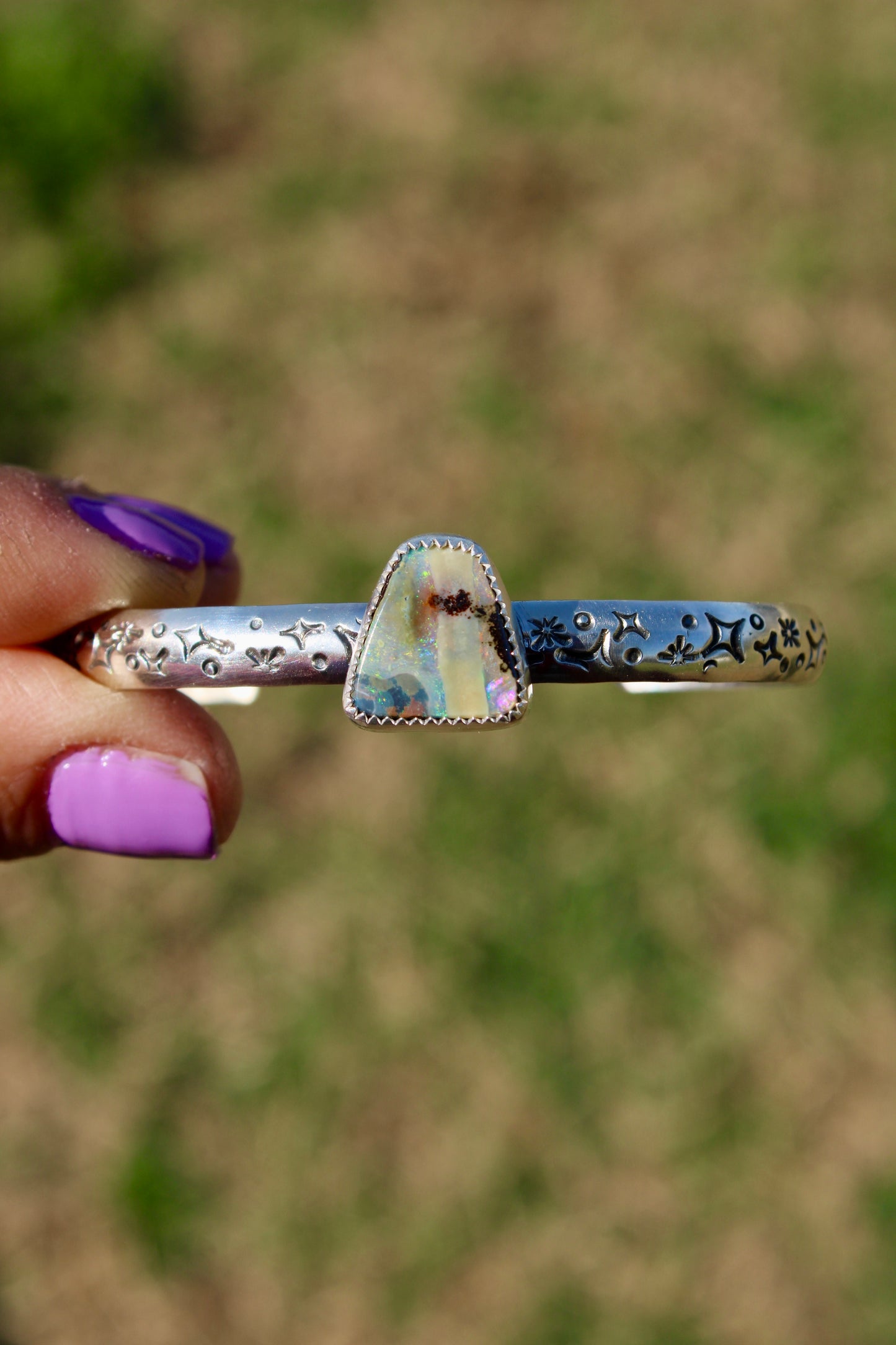 Boulder Opal Cuff Bracelet