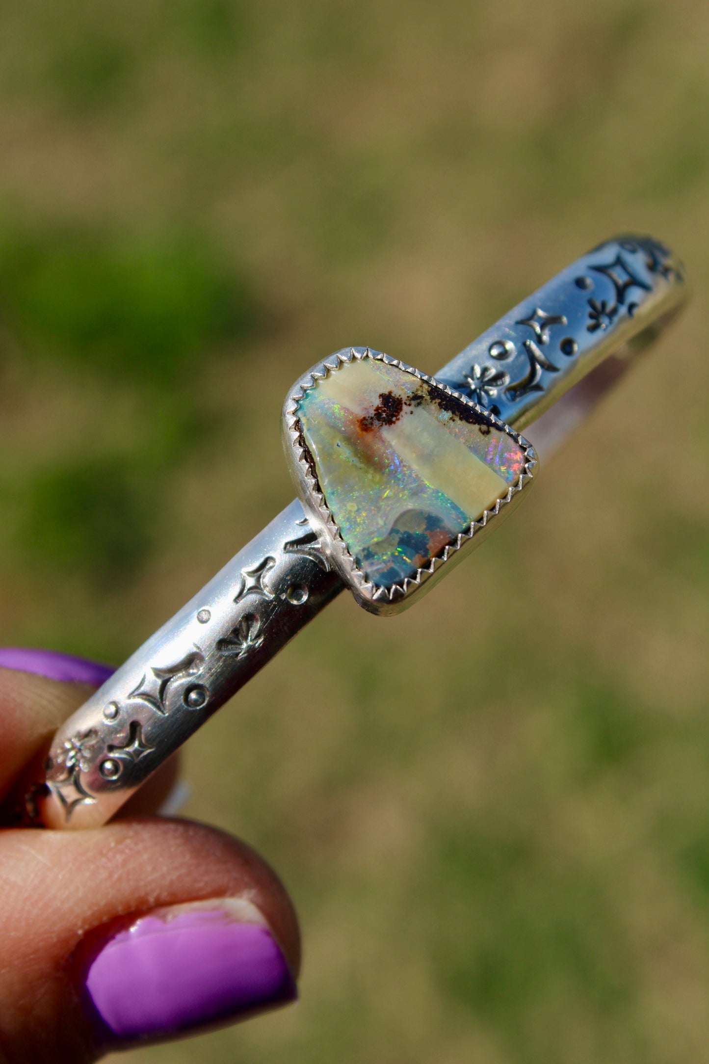 Boulder Opal Cuff Bracelet
