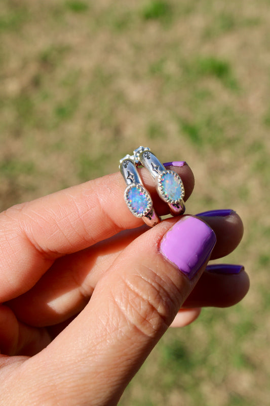 Opal Mini Hoops #1