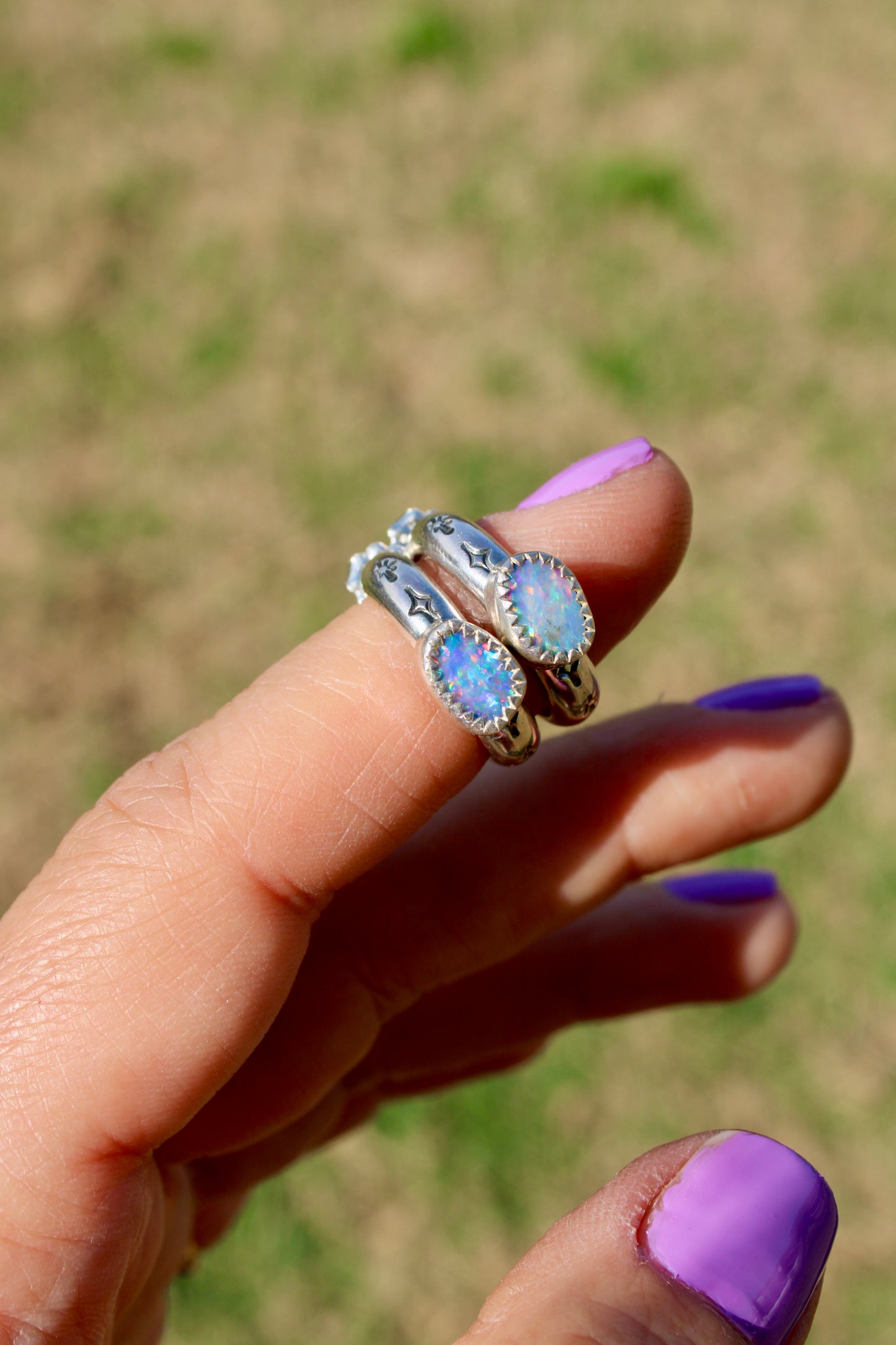 Opal Mini Hoops #1