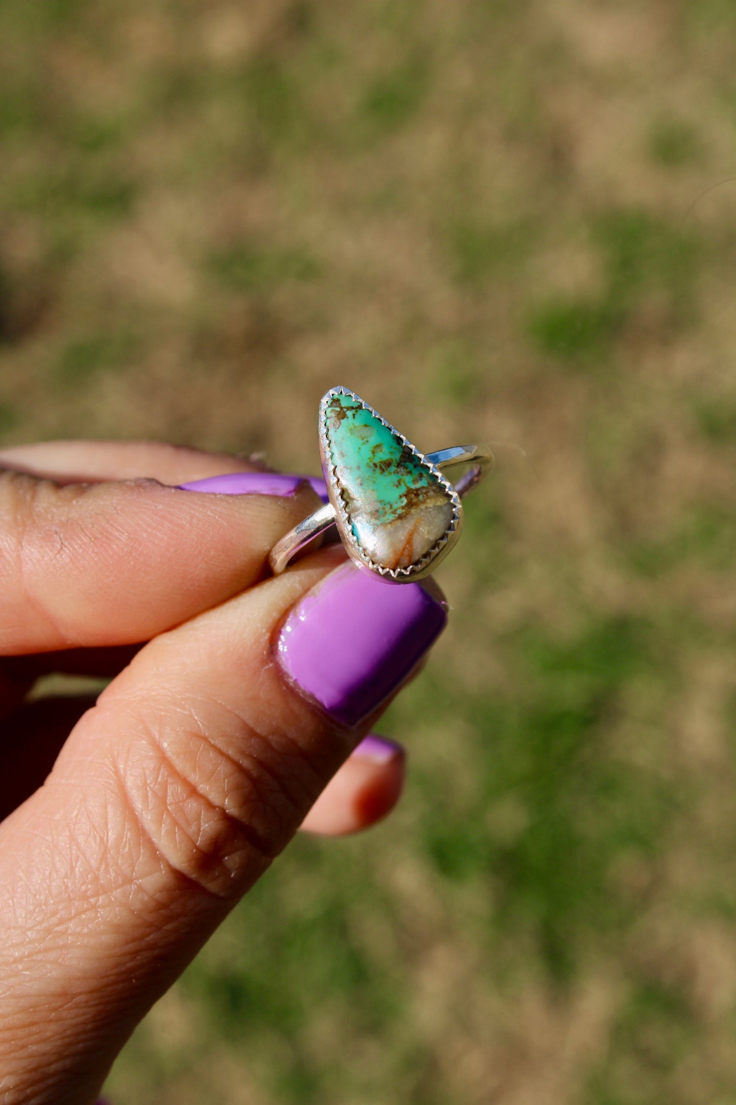 Royston Turquoise Ring Size 8