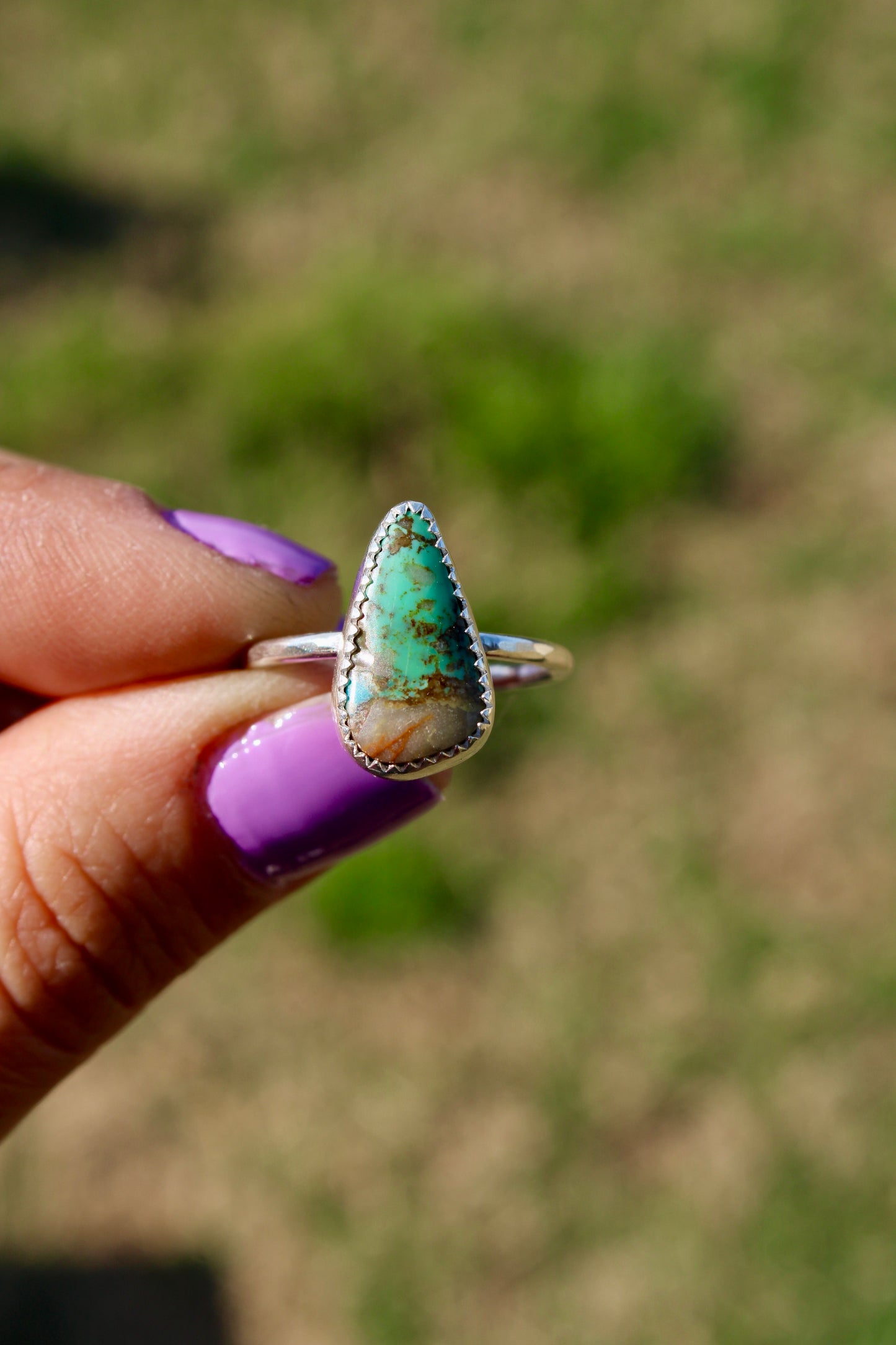 Royston Turquoise Ring Size 8