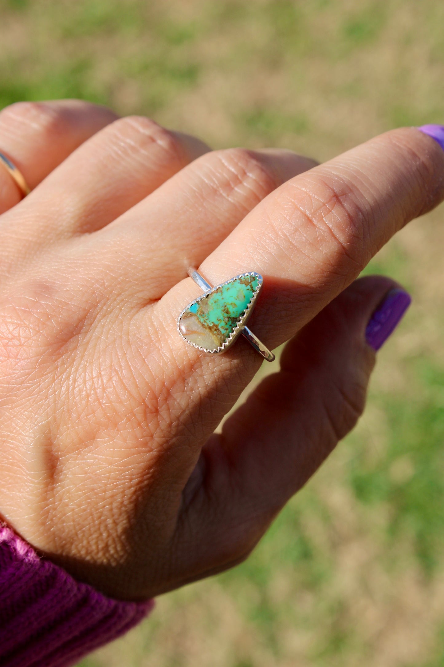 Royston Turquoise Ring Size 8