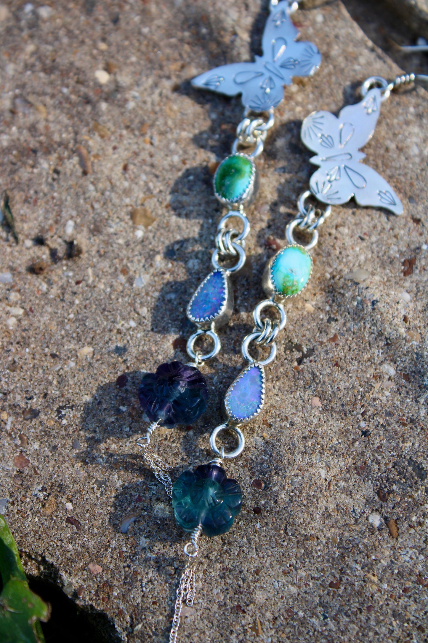 Butterflies' Path Dangle Earrings