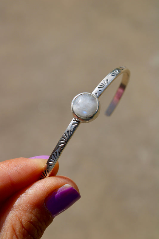 Moonstone Cuff Bracelet #2