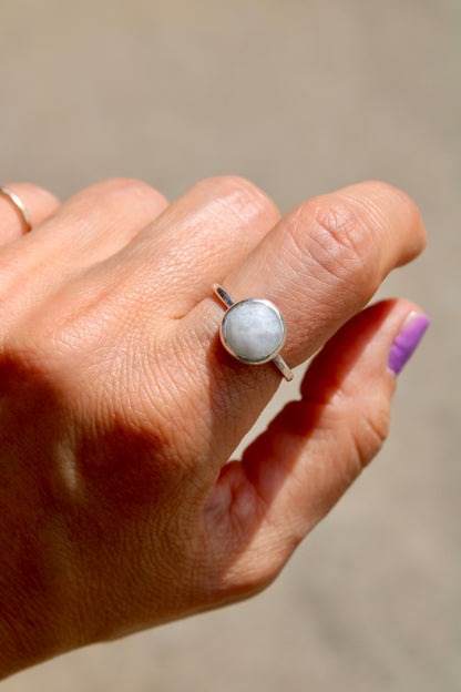 Moonstone Ring Size 7.75