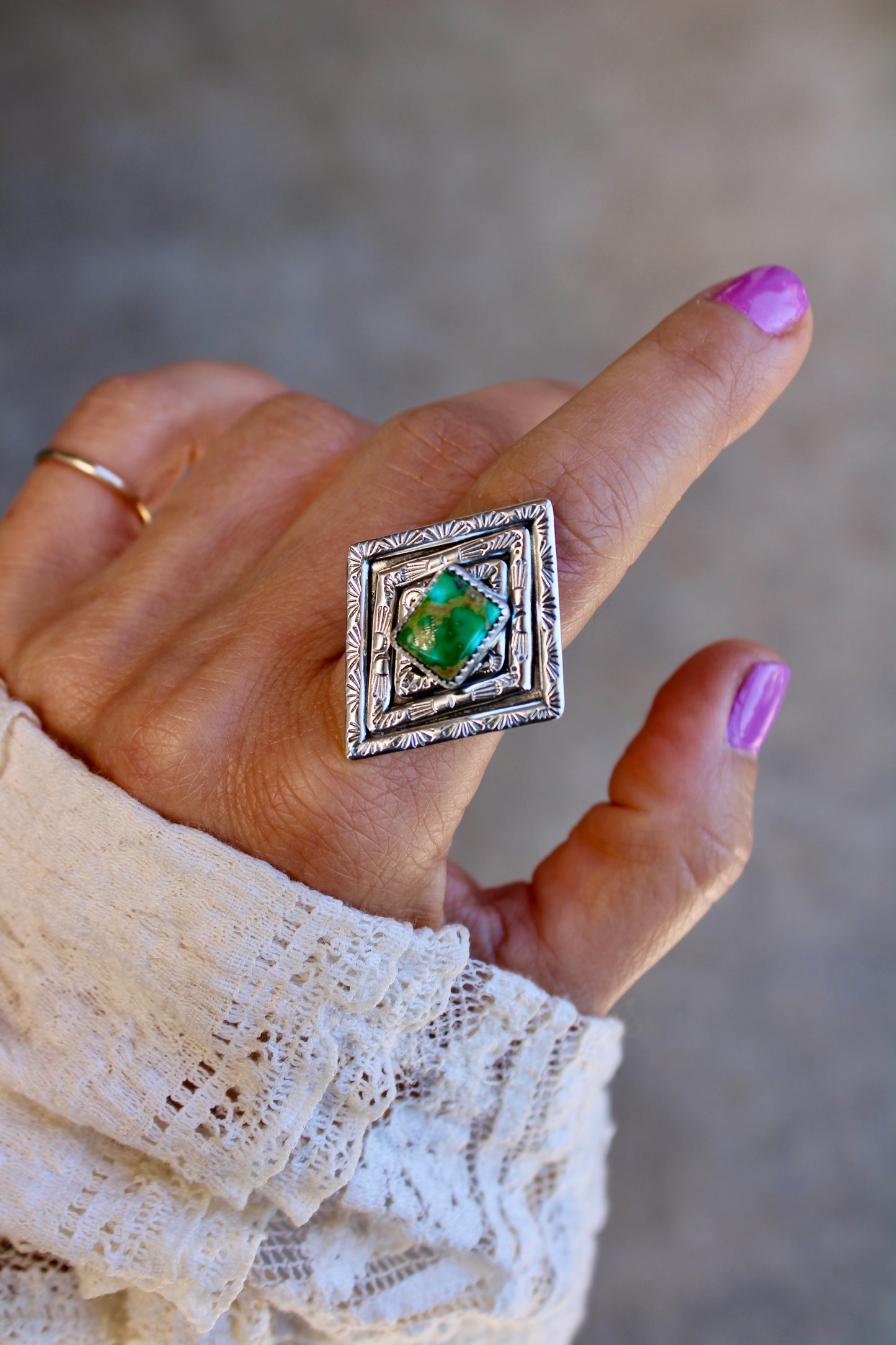 Conqueror Ring Size 8