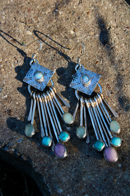 NOVA ASTRID FRINGES - MIXED METAL
