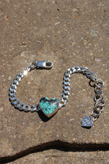 Heart Bracelet #2 ( Blue )