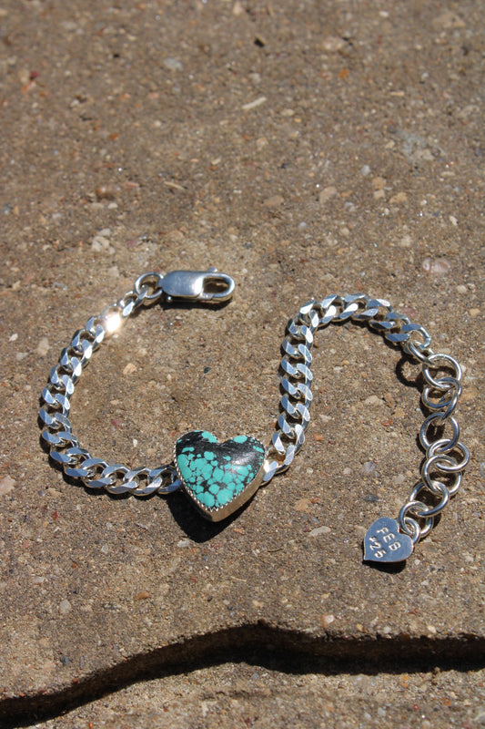 Heart Bracelet #2 ( Blue )