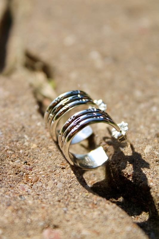 Mini Triple Hoops