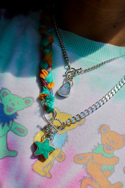 TOGGLE CLASP CURB CHAIN NECKLACES