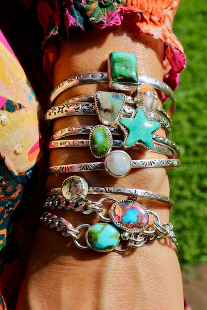 SONORAN TURQUOISE CURB CHAIN BRACELET