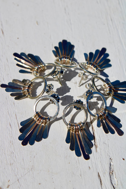 SUNBURST FRINGE STUDS