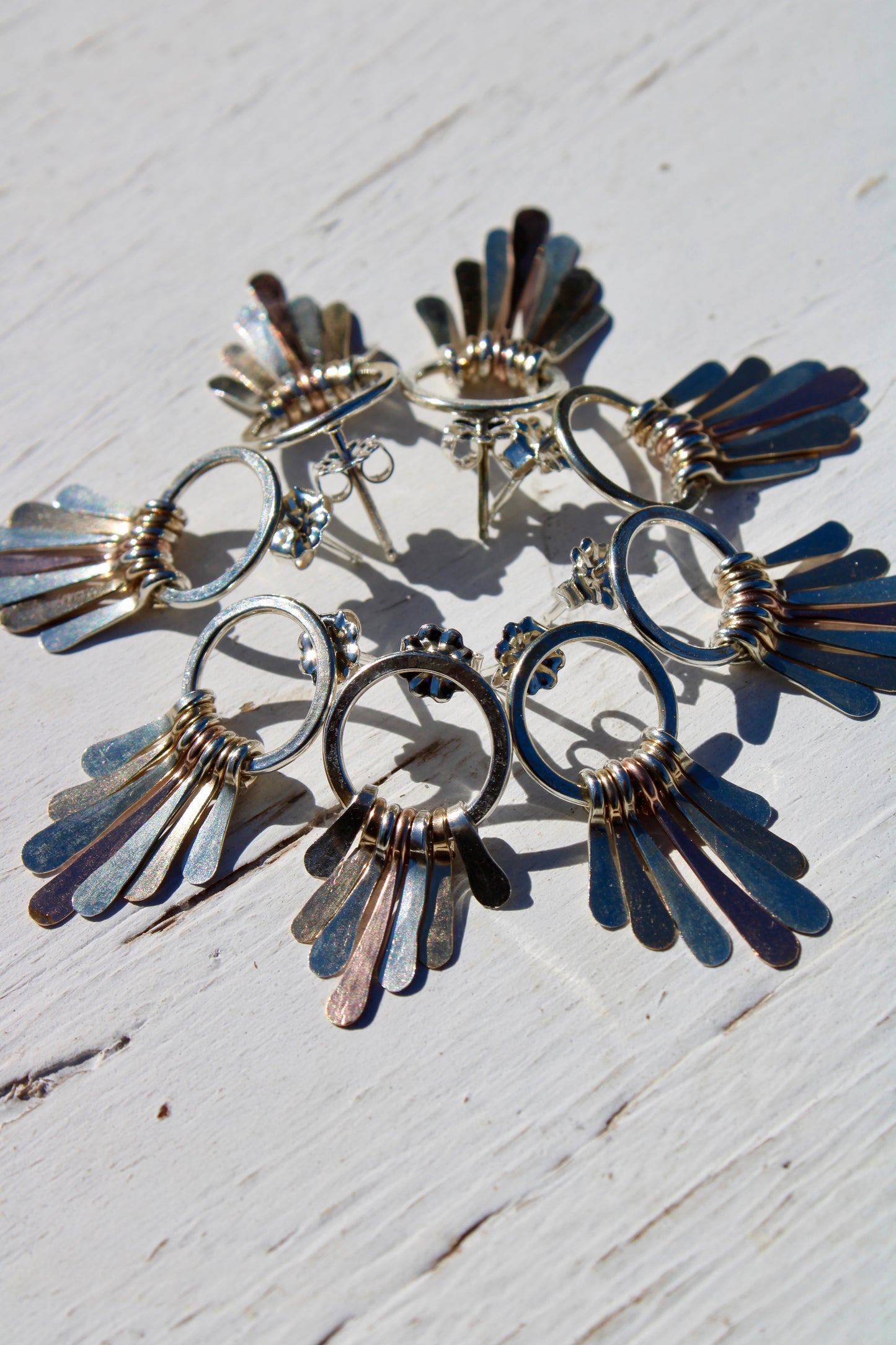 SUNBURST FRINGE STUDS