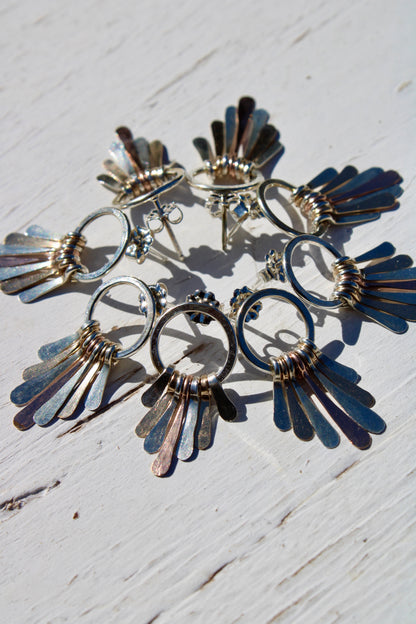 SUNBURST FRINGE STUDS
