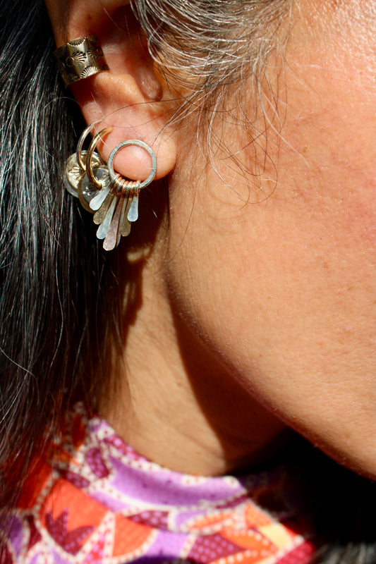 SUNBURST FRINGE STUDS