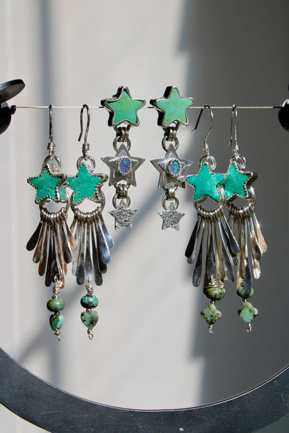 STAR FRINGE EARRINGS
