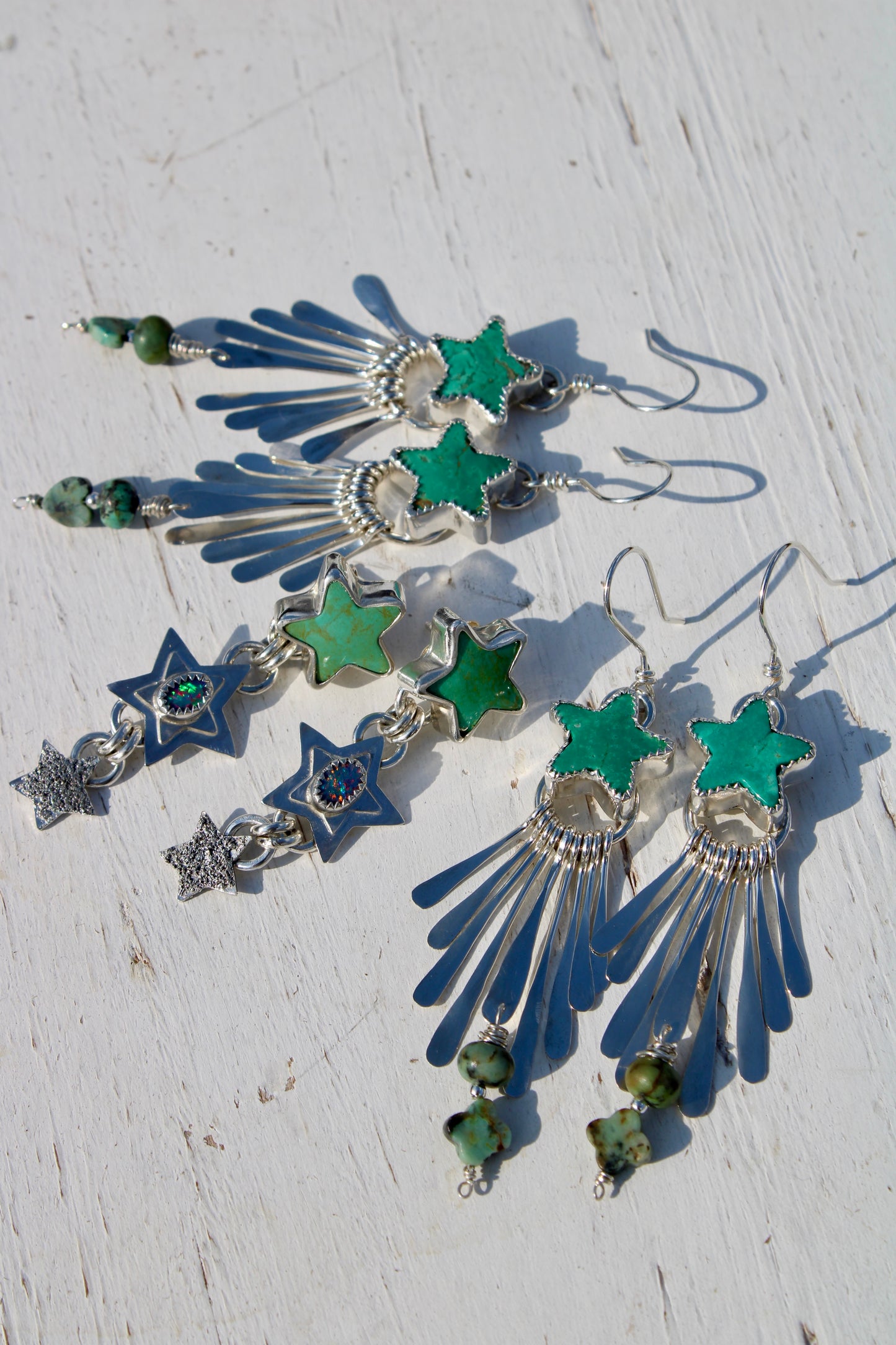 STAR FRINGE EARRINGS