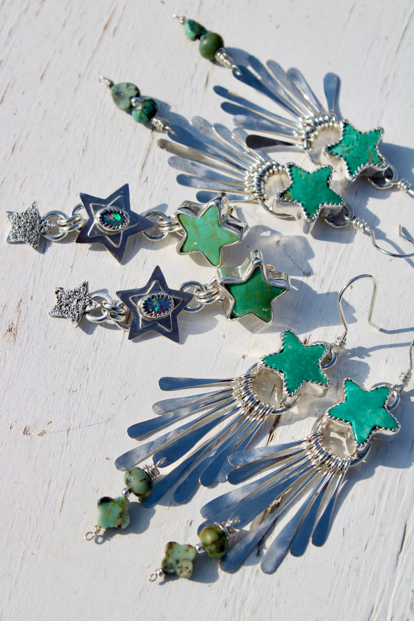 STAR FRINGE EARRINGS